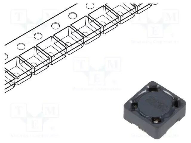 SMD KURISTIN 3,3UH - 3,7A - R:OHM - ±30% - 4500 - -40÷125°C - Kuristimet - 45332C - 1