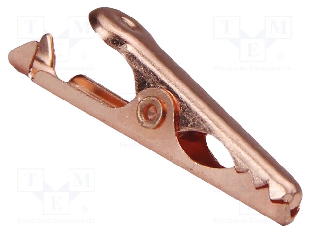 HAUENLEUKA - 5A - LEVITYSALUE: MAX.4,8MM - LIITOKSET: KUPARI - Krokotiili klipsit - CTM-30C - 1