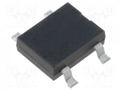 TASASUUNTAUSSILTA: YKSIVAIHEINEN - URMAX: 600V - IF: 1,5A - IFSM: 50A - Tasasuuntaussillat - DB155S-DC - 1