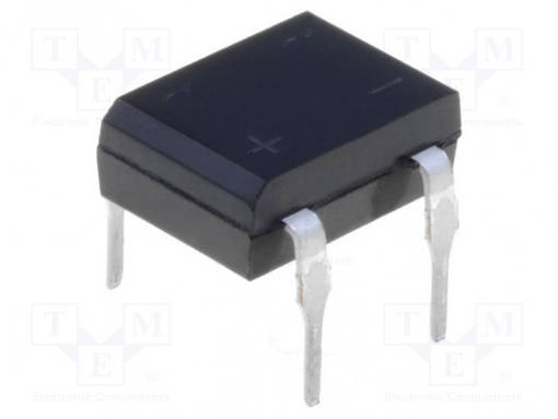 TASASUUNTAUSSILTA: YKSIVAIHEINEN - URMAX: 50V - IF: 1A - IFSM: 50A - DFM - Tasasuuntaussillat - DF005M-DIC - 1
