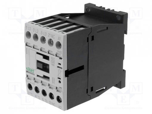 KONTAKTORI: 3-NAPAINEN - NO X3 - APUKONTAKTORIT: NO - 220VDC - 7A - 690V - Kontaktorit - DILM7-10-220VDC - 1