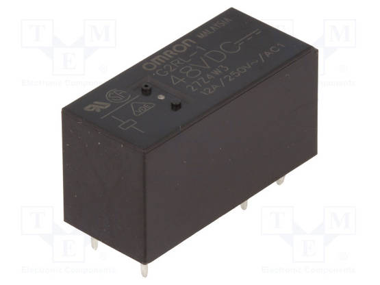 RELE - SPDT - UKELAN: 48VDC - 12A/250VAC - G2RL - Pienoisreleet - G2RL-1-48DC - 1
