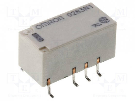 RELE - DPDT - UKELAN: 24VDC - IKOSKETINTEN MAX: 2A - Pienoisreleet - G6S-2F-Y-24DC - 1