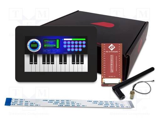 TFT NÄYTTÖ - 4,3" - 800X480 - 8MBRAM,16MBFLASH - 540CD/M2 - UC: ESP32 - Älykkäät näytöt - GEN4-ESP32-43CC - 1