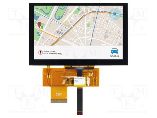 TFT NÄYTTÖ - 5" - 800X400 - VALAISTUS: LED - KOOT: 120,7X75,8X4,8MM - TFT-näytöt - NHD-5.0800480TF-AC - 1