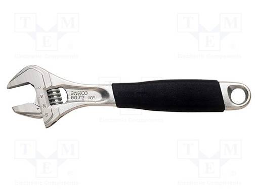 WRENCH: ADJUSTABLE - JAW CAPACITY: 33MM - OVERALL LEN: 257MM - ERGO® - Jakoavaimet - SA.9072PC - 1