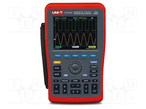MANUAALINEN OSKILLOSKOOPPI - 100MHZ - LCD TFT 5,7" - CH: 2 - 500MSPS - Kannettavat oskilloskoopit - UTD1102C - 1