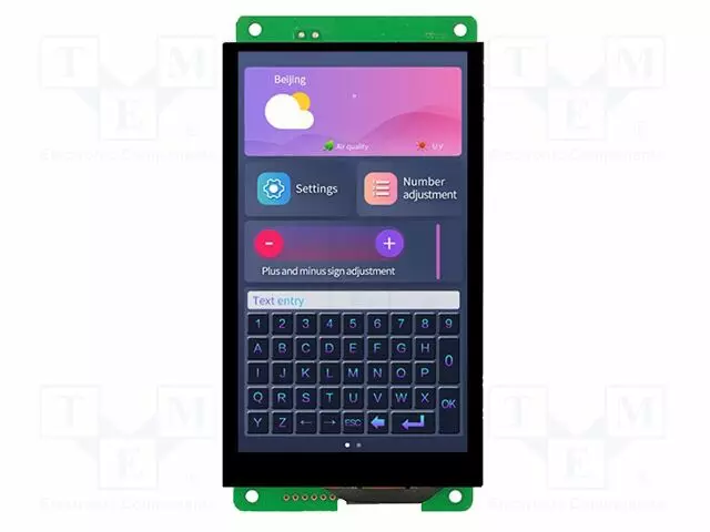 TFT NÄYTTÖ - 5" - 480X854 - VALAISTUS: LED - 16MBFLASH - RGB - 270CD/M2 - Älykkäät näytöt - DMG85480C050-03WTC - 1