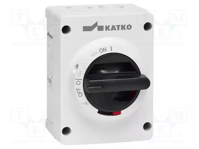 EROTINKATKAISIJA - NAVAT: 3 - RUUVATTU - 40A - IP66 - KEM - VÄRI: HARMA - Erottimet - KEM340M2EMC - 1