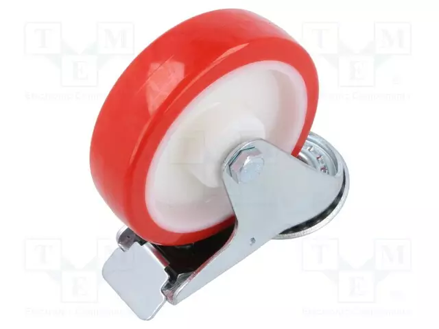 KULJETUSPYÖRÄ - Ø: 125MM - W: 35MM - H: 156MM - VÄÄNTÖ- LUKITUKSELLA - Kuljetuspyörät - KJM-POPUD-125S-HC - 1