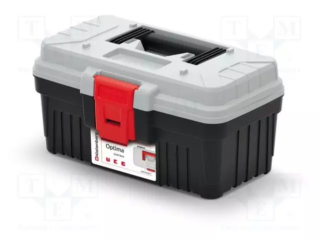 LAATIKKO - TYÖKALU-MUSTA-HARMAA - POLYMEERI - OPTIMA - 10KG - Työkalulaukut ja säilytyslokerot - KOP3020N-4C - 1