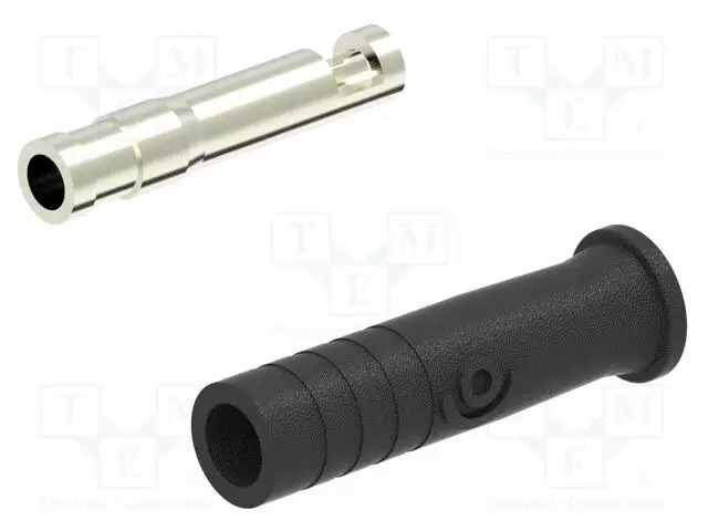 LABORATORY CONNECTOR: 2MM BANANA - SOCKET - 10A - 30VAC - 60VDC - VALKOINEN - Banaanijatkoliittimet - PJP209-BC - 1