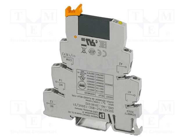 RELE: PUOLIJOHDE - SPST-NO - UKELAN: 24VDC - 750MA - 0,75A/253VAC - Elektromagneettiset relesarjat - PLC-OSC-24DC230AC - 1