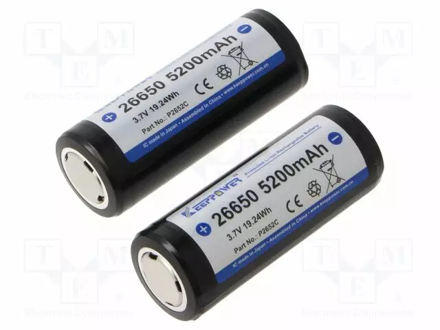 AKKU: LI-ION - 3,7V - 5100MAH - 10A - Akut - P2652C - 1