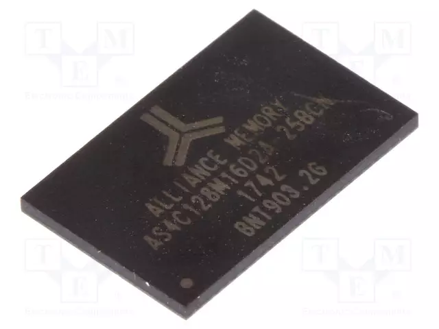 IC: DRAM MUISTI - 2GBDRAM - 128MX16BIT - 1,8V - 400MHZ - 12,5NS - FBGA84 - DRAM muistit - mikropiirit - AS4C128M16D2A-25BC - 1