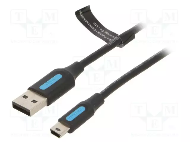 KAAPELI - USB 2.0 - USB A PISTOKE,USB B PIENOISPISTOKE - 0,25M - USB kaapelit ja adapterit - COMBC - 1