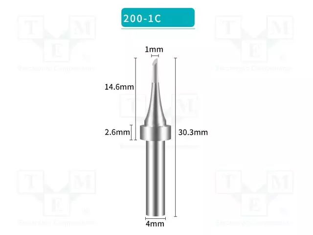 KÄRKI - KAVIO - 1MM - JUOTINASEMAA VARTEN - Juotinkärjet - BK200-1C - 1