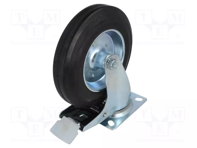 KULJETUSPYÖRÄ - Ø: 200MM - W: 27MM - H: 237MM - VÄÄNTÖ- LUKITUKSELLA - Kuljetuspyörät - CKPW-SG-200W-HC - 1