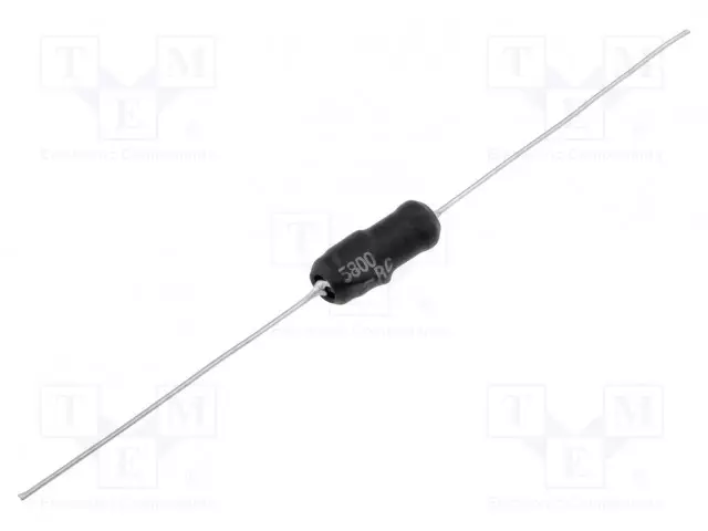 KURISTIN: AKSIAALINEN - THT - 82UH - 804MA - R:OHM - ±10% - Ø: 6,73MM - Kuristimet - 5800-820-RC - 1
