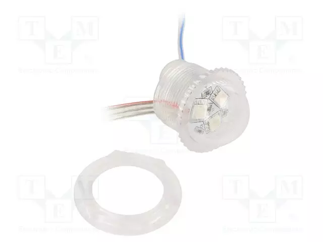 LED - RGB - IP67 - 140° - Ø26MM - OHJAIN: UCS1903 - 12VDC - LED nauhat ja modulit - P026003CB3SC - 1