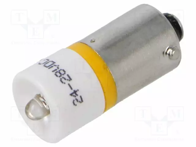 LED LAMPPU - KELTAINEN - BA9S,T10 - 24÷28VDC - MUOVI - -20÷60°C - Merkkivalot ja pienoislamput - 186003B2C - 1