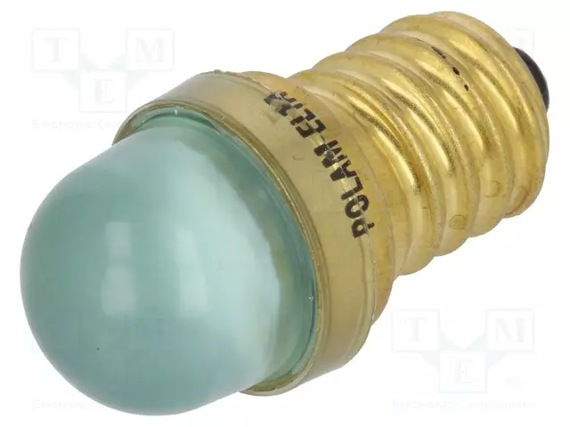 LED LAMPPU - VIHREÄ - E14 - 24VDC - 24VAC - Merkkivalot ja pienoislamput - LG-E14-24ACDC - 1