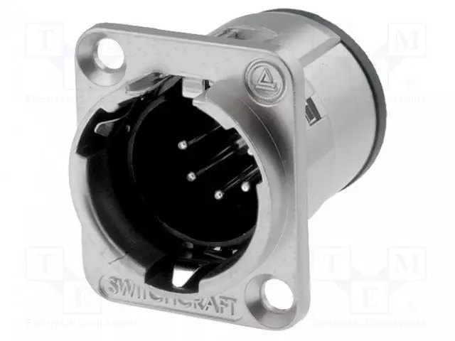 LIITIN: XLR - PISTORASIA - UROS - PIN: 5 - SUORA - JUOTETTAVA - 3,5MM - XLR liittimet ja tarvikkeet - E5MSC - 1