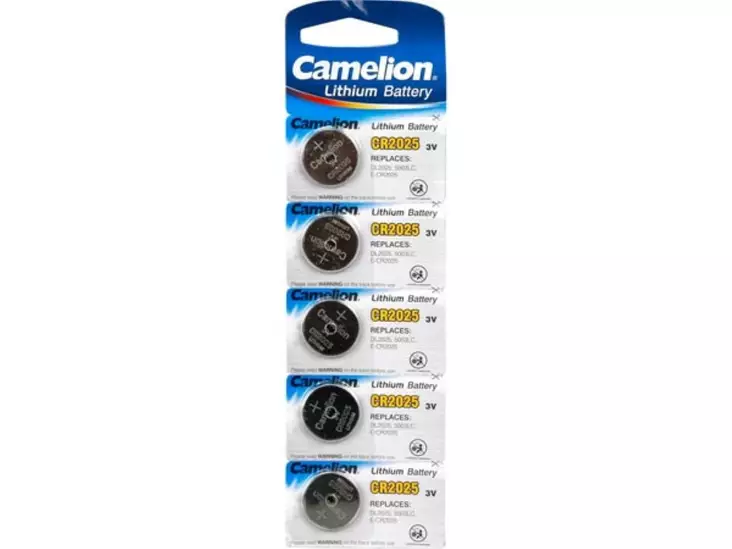 LITHIUM 2025 3.0V-170mAh (5pcs/bl) - Litiumparistot - CR2025C - 1
