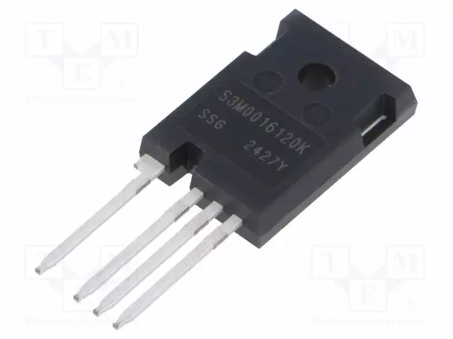 N-KANAVA MOSFET - SIC - UNI-POLAARINEN - 1,2KV - 85A - IDM: 250A - Transistorit - S3M0016120K-SMC - 1