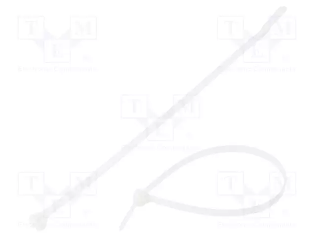 NIPPUSIDE - VARUSTETTU METALLIKIINNITYKSELLÄ - L: 203MM - W: 4,7MM - Nippusiteet - BT2S-C - 1