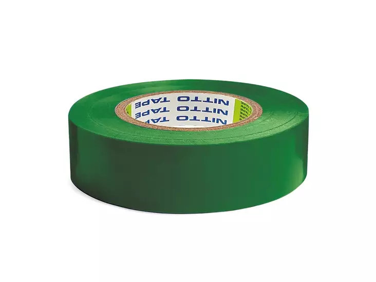 NITTO - INSULATION TAPE - GREEN - 19 mm x 20 m - Eristysteipit ja -nauhat - 1045N-VPC - 1