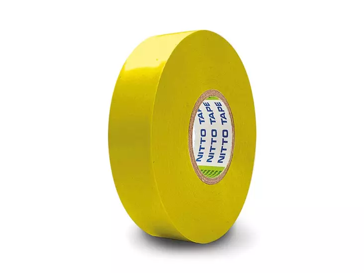 NITTO - INSULATION TAPE - YELLOW - 19 mm x 10 m - Eristysteipit ja -nauhat - 1040N-JPC - 1