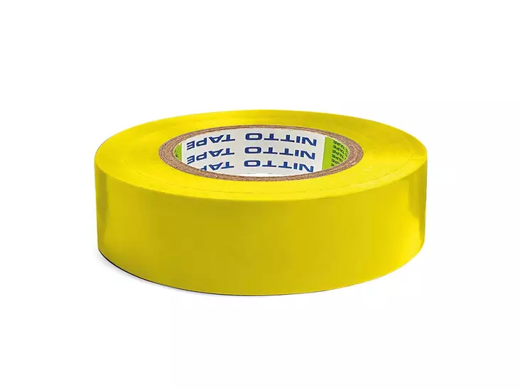 NITTO - INSULATION TAPE - YELLOW - 19 mm x 20 m - Eristysteipit ja -nauhat - 1045N-JPC - 1