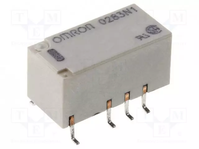 RELE - DPDT - UKELAN: 24VDC - IKOSKETINTEN MAX: 2A - Pienoisreleet - G6S-2F-24DC - 1