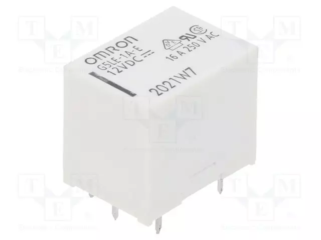 RELE - SPST-NO - UKELAN: 12VDC - 16A/250VAC - G5LE - Pienoisreleet - G5LE-1A-E-12DC - 1