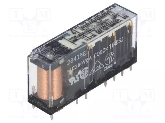 RELE - SPST-NO X4 + SPST-NC X2 - UKELAN: 24VDC - Pienoisreleet - G7SA-4A2B-24VDC - 1