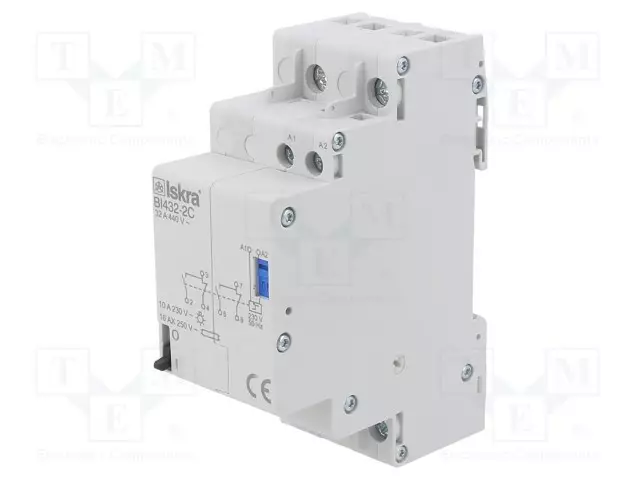 RELE: ASENNUS-BISTABIILI,PULSSI-DPDT - UKELAN: 230VAC - BI - 32A - Asennusreleet - BI432-2C230VAC - 1