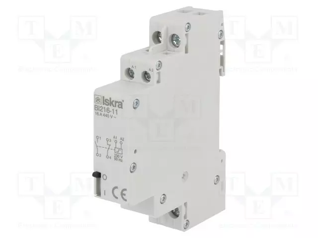 RELE: ASENNUS-BISTABIILI,PULSSI-NC + NO - UKELAN: 230VAC - BI - Asennusreleet - BI216-11230VAC - 1