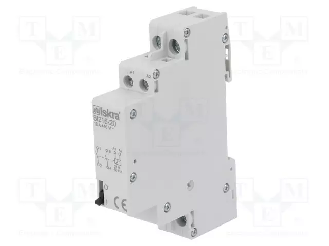 RELE: ASENNUS-BISTABIILI,PULSSI-NO X2 - UKELAN: 24VAC - BI - 16A - Asennusreleet - BI216-2024VAC - 1