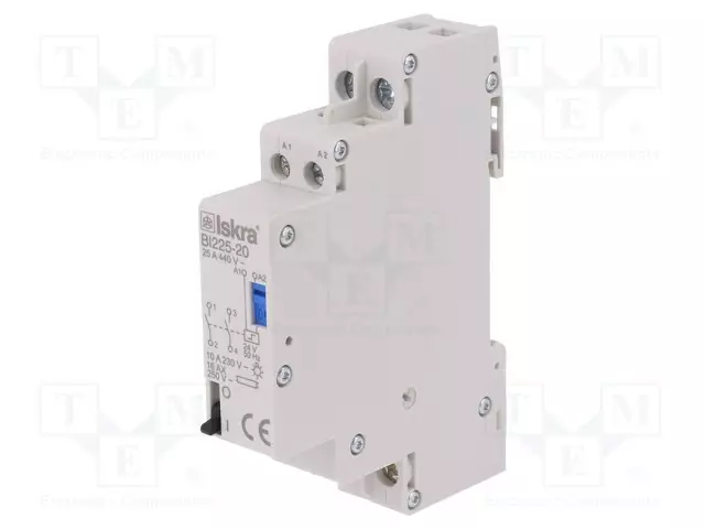 RELE: ASENNUS-BISTABIILI,PULSSI-NO X2 - UKELAN: 24VAC - BI - 25A - Asennusreleet - BI225-2024VAC - 1
