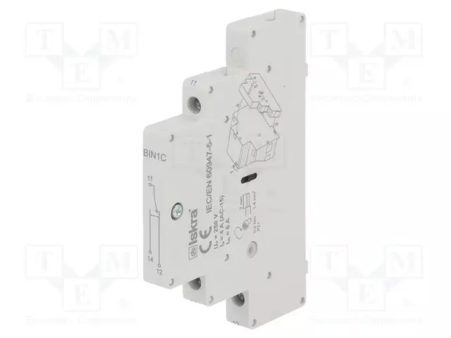RELEIDEN LISÄTARV: TUKI-KOSKETTIMET - SPDT - MAX.250VAC - 9X90X65MM - Asennusreleet - BIN1C - 1