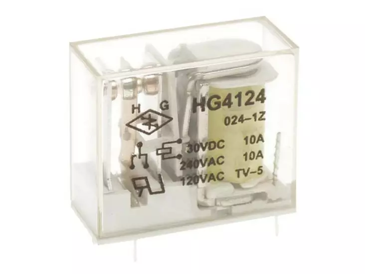 RELE PYSTYMALLI 24VDC/10A 1C - Piirikorttireleet - VR10V241C - 1