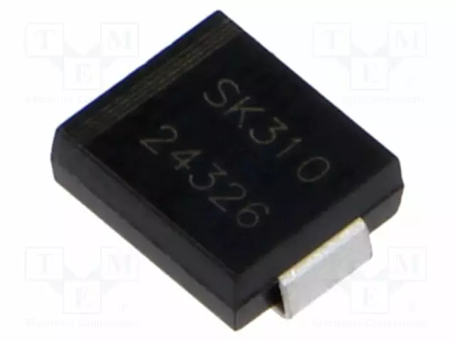 SCHOTTKY TASASUUNTAUSDIODI - SMC - SMD - 100V - 3A - RULLA,TEIPPI - Diodit - SK310TR-SMC - 1