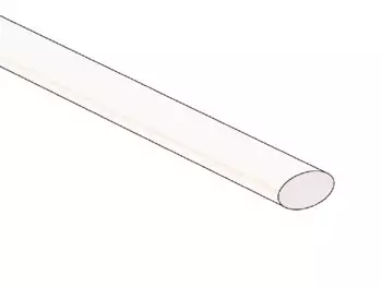 SHRINKABLE TUBE 2:1 - 6.4mm - CLEAR - 1,2m - ( 50pcs) - Kutistemuovit - STB64C - 1