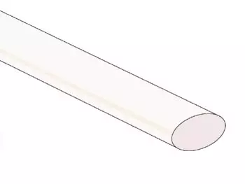 SHRINKABLE TUBE 2:1 - 9.5mm - CLEAR - 1,2m - ( 25pcs) - Kutistemuovit - STB95C - 1