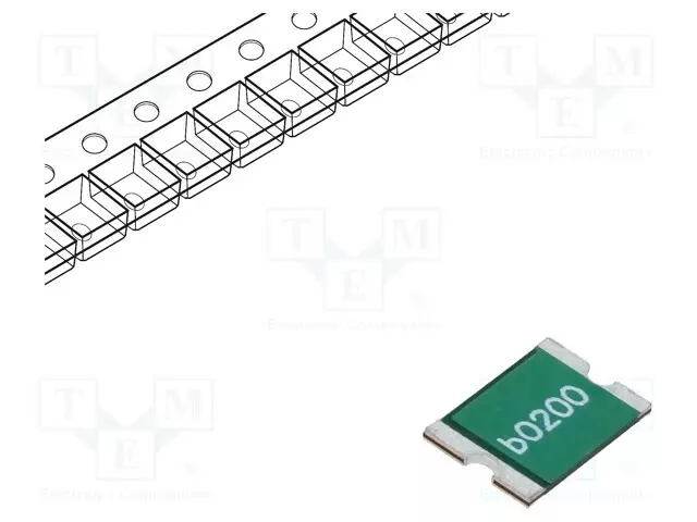 SULAKE: POLYMEERISULAKE PTC - 2A - IMAX: 100A - SMD - 0ZCF - 2920 - PTC sulakkeet - 0ZCF0200FF2C - 1