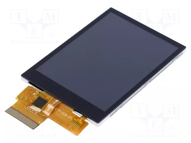 TFT NÄYTTÖ - 3,2" - 240X320 - VALAISTUS: LED - KOOT: 55,04X77,7X5MM - TFT-näytöt - 4DLCD-32320240-C - 1