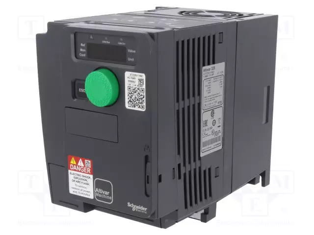 AUTOMAATIOMODUULI: VEKTOR INVERTTERIT - 1,1KW - 3X400VAC - 0÷10V - Kolmivaiheiset vaihtosuuntaajat - ATV320U11N4C - 1