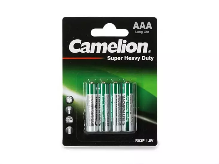 ZINC CARBON AAA / R3 1.5V (4pcs/bl) replaces UM4 - Sinkkihiiliparistot - R03C - 1