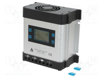 LATAUSSÄÄDIN - 30A - -40÷50°C - 12/24V - IP21 - Aurinkopaneelit ja tarvikkeet - SOL-30A-MPPT-LCD - 1